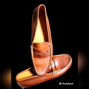 Fairmount Women's sz 9M brown leather Penny Loafer driving shoes